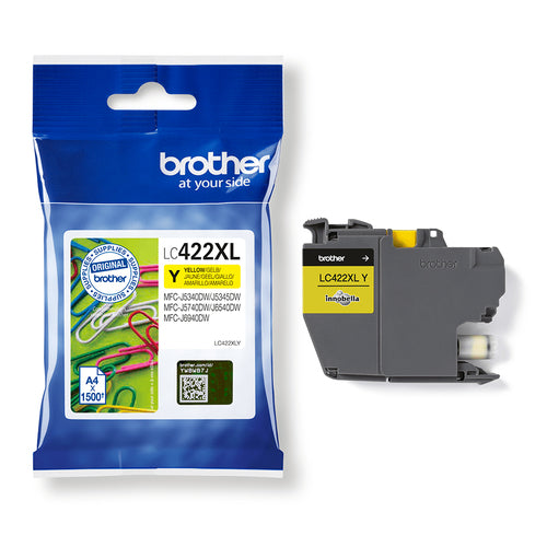Brother LC-422XLY ink cartridge 1 pc(s) Original Yellow Brother LC-422XLY ink cartridge 1 pc(s) Original Yellow